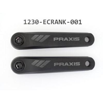 GONILKA PRAXIS E-CRANK 160mm W/DARK GREY LOGO 2D